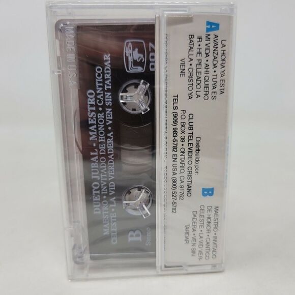 DUETO JUBAL MAESTRO LATIN SPANISH CHRISTIAN CASSETTE TAPE - Picture 2 of 2